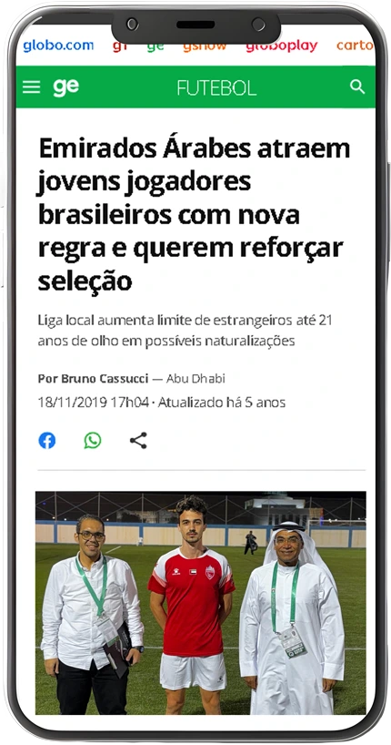 Emirados Arabes Atrarem Jovens Jogadores Brasileiros